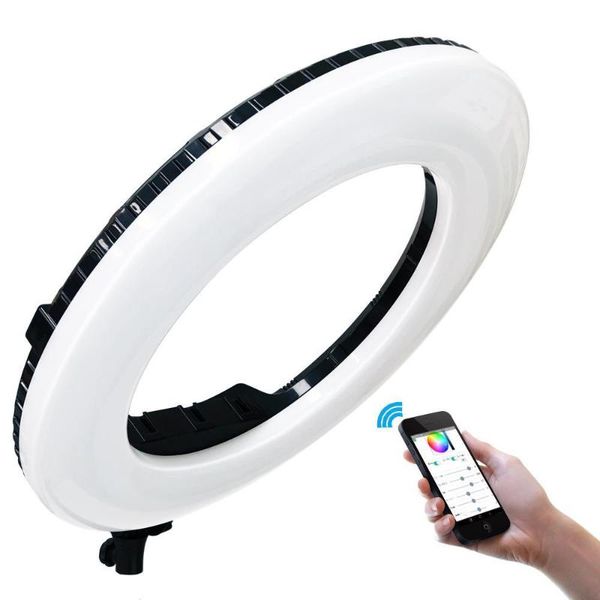 yidoblo ax-480dii bluetooth app control bio-color ring lamp 2800k-9900k digital display 18\" 240 pcs led light flash heads
yidoblo ax-480dii bluetooth app control bio-color ring lamp 2800k-9900k digital display 18\" 240 pcs led light flash heads