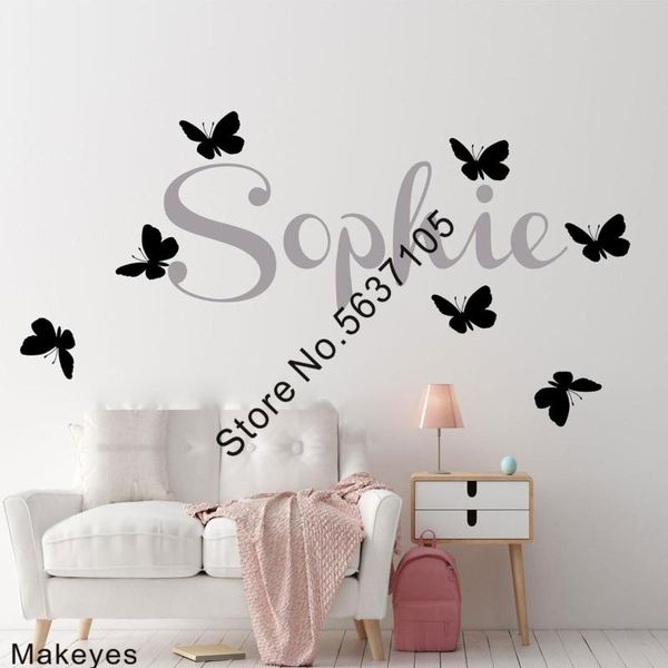 wall stickers makeyes butterflies sticker girls name custom decals home decor personalized baby wallpaper q869
wall stickers makeyes butterflies sticker girls name custom decals home decor personalized baby wallpaper q869