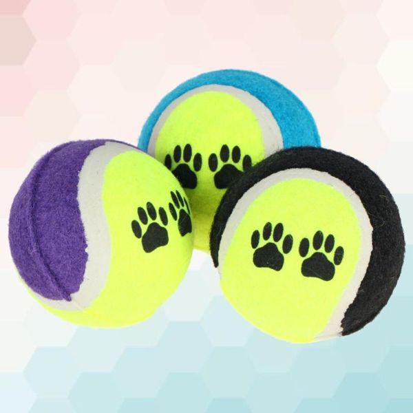cat toys 3pcs pet dog chew tennis balls funny kitten