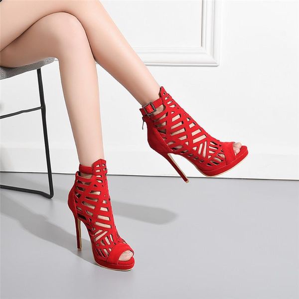 summer thin high heels sandals women black red peep toe stiletto heel gladiator sandal plus size ladies shoes
summer thin high heels sandals women black red peep toe stiletto heel gladiator sandal plus size ladies shoes