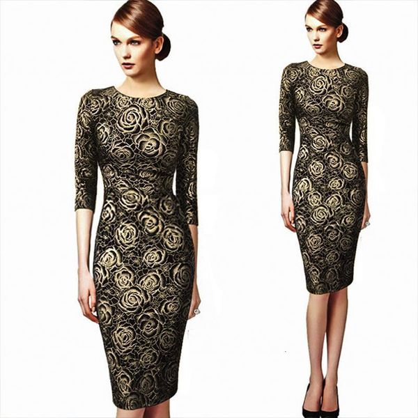 formal pencil elegant vintage retro women dresses floral rose flower suit for tunic office, Black;gray
formal pencil elegant vintage retro women dresses floral rose flower suit for tunic office, Black;gray