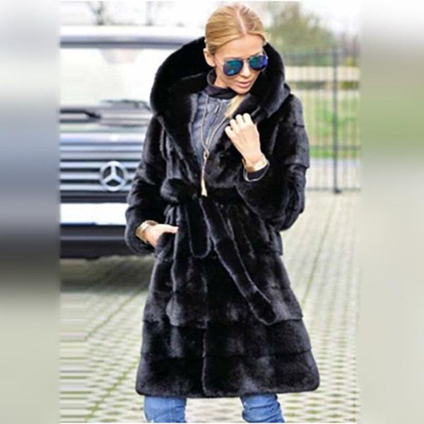 women's fur & faux fashion long mink coats real winter 2021 women genuine full pelt coat with hood thick warm overcoats luxury, Black
women's fur & faux fashion long mink coats real winter 2021 women genuine full pelt coat with hood thick warm overcoats luxury, Black
