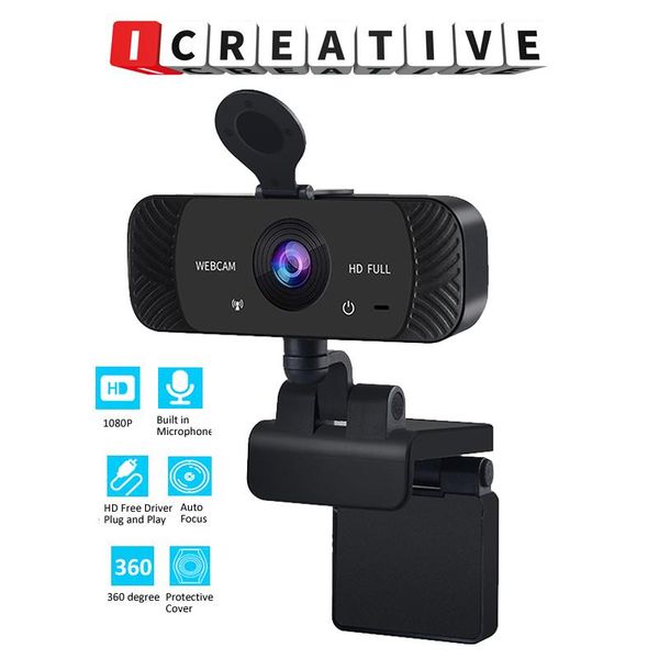 webcams icreative 1080p/2k/4k uhd webcam lappc rotatable auto focus webcamera with mic for live broadcast video call conference work
webcams icreative 1080p/2k/4k uhd webcam lappc rotatable auto focus webcamera with mic for live broadcast video call conference work