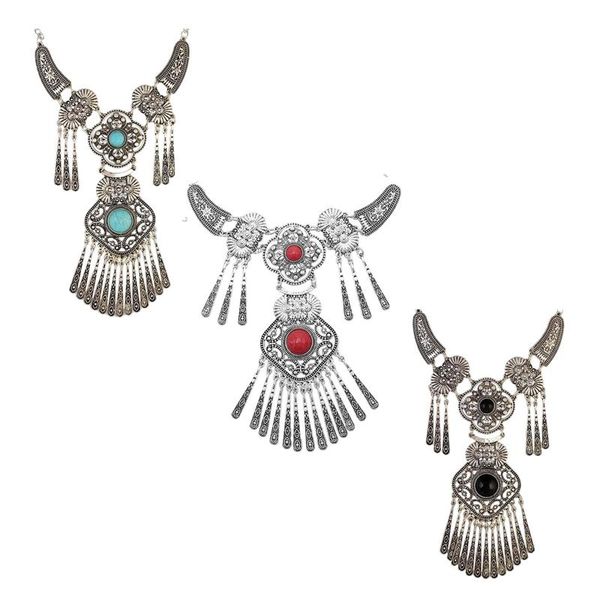 pendant necklaces bohemian vintage necklace fashion antique multi cluster tassel collar choker sweater chain festival for women brown, Silver
pendant necklaces bohemian vintage necklace fashion antique multi cluster tassel collar choker sweater chain festival for women brown, Silver