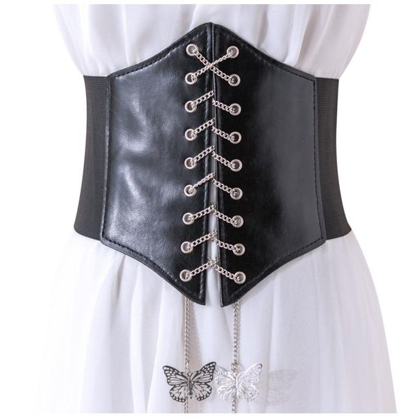belts fashion corset wide pu leather belt cummerbunds strap for women elastic tight high waist slimming body shaping girdle, Black;brown
belts fashion corset wide pu leather belt cummerbunds strap for women elastic tight high waist slimming body shaping girdle, Black;brown