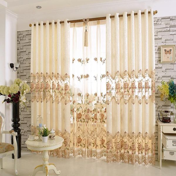 luxury europe embroidered window curtain for living blackout bedroom decor treatment home drapes room &
luxury europe embroidered window curtain for living blackout bedroom decor treatment home drapes room &