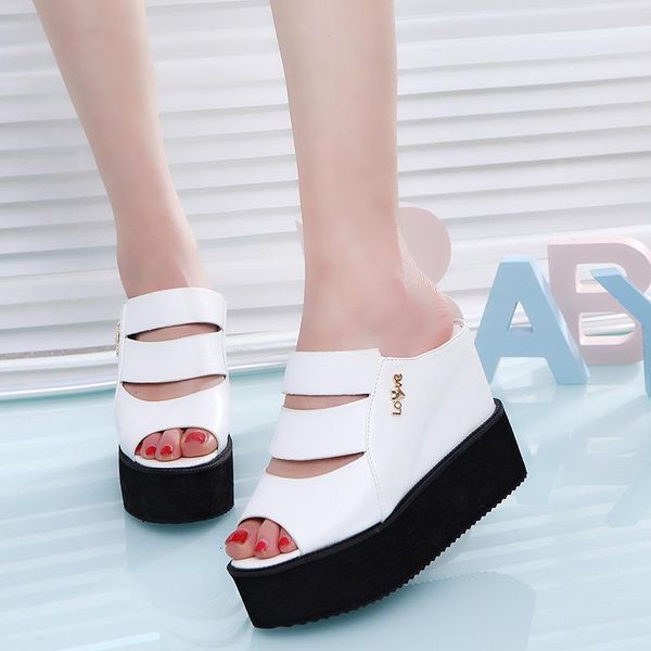 slippers women sandals wedges shoes for woman high heels summer flip flop chaussures femme platform 71ci, Black
slippers women sandals wedges shoes for woman high heels summer flip flop chaussures femme platform 71ci, Black