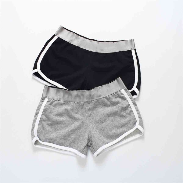 women running yoga shorts summer elastic waist show thin solid color cotton leisure wide leg pants female, White;black
women running yoga shorts summer elastic waist show thin solid color cotton leisure wide leg pants female, White;black