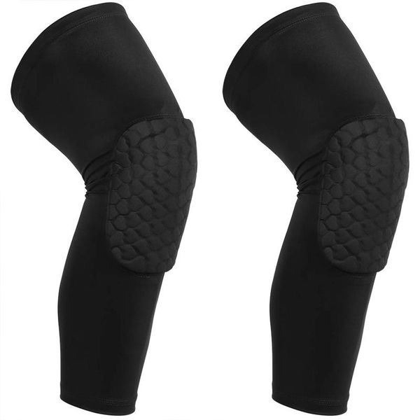 elbow & knee pads 1 pair breathable sports football basketball honeycomb brace leg sleeve calf compression support protection, Black;gray
elbow & knee pads 1 pair breathable sports football basketball honeycomb brace leg sleeve calf compression support protection, Black;gray
