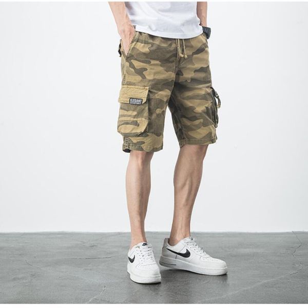 men's shorts summer camouflage side pockets cargo hip hop japanese streetwear harajuku male pants, White;black
men's shorts summer camouflage side pockets cargo hip hop japanese streetwear harajuku male pants, White;black
