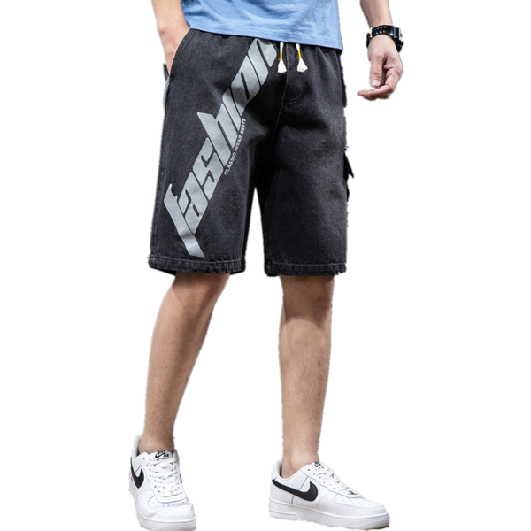 men's shorts 2021 stretchy short jeans fashion loose casual elastic denim male brand summer clothes, White;black
men's shorts 2021 stretchy short jeans fashion loose casual elastic denim male brand summer clothes, White;black
