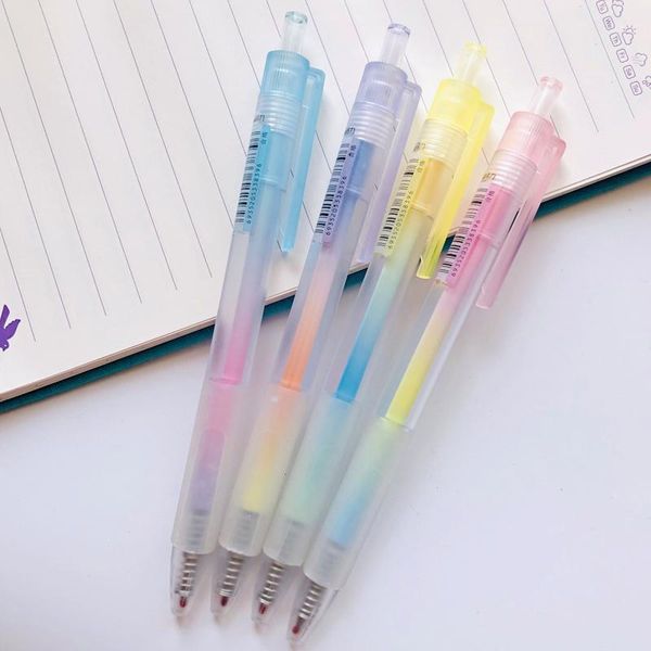 gel pens 10pcs wholesale rainbow gradient press pen rollerball stationery 0.5mm black ink
gel pens 10pcs wholesale rainbow gradient press pen rollerball stationery 0.5mm black ink