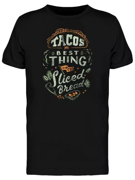 Food Lover Tacos The Best Thing Tee Men's -Image by Shutterstock, White;black 
Food Lover Tacos The Best Thing Tee Men's -Image by Shutterstock, White;black