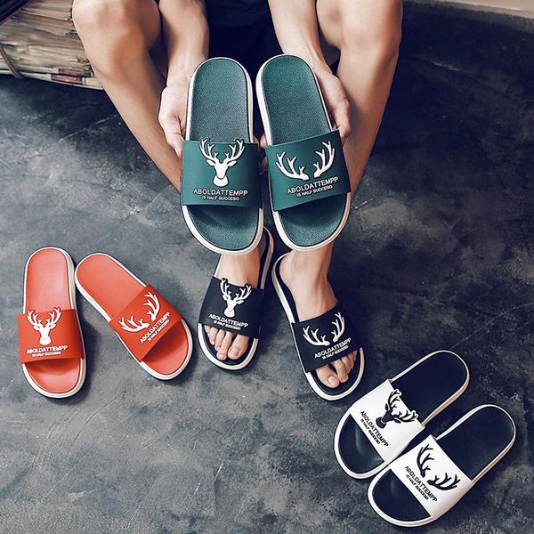 slippers men's fashion non-slip platform korean style soft bottom couple's men shoes man home, Black
slippers men's fashion non-slip platform korean style soft bottom couple's men shoes man home, Black
