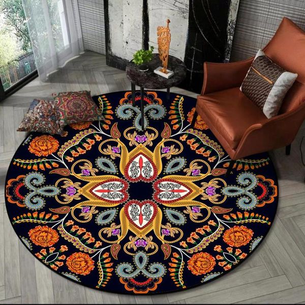 ethnic style round area rugs bohemian mandala classical floral bedroom chair non-slip floor mat bathroom hallway carpet tapete carpets
ethnic style round area rugs bohemian mandala classical floral bedroom chair non-slip floor mat bathroom hallway carpet tapete carpets