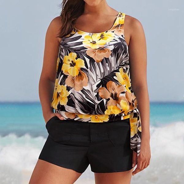 large size swimsuit backless print tank shorts two-piece set tankini swimming suit plus swimwear bikini sets women's, White;black
large size swimsuit backless print tank shorts two-piece set tankini swimming suit plus swimwear bikini sets women's, White;black
