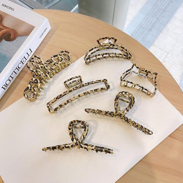 korean style girl hair clips retro leopard alloy large for women fashion accessories
korean style girl hair clips retro leopard alloy large for women fashion accessories