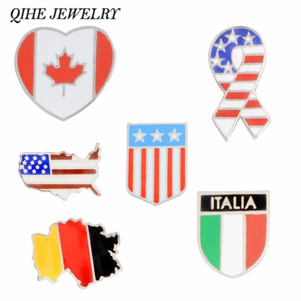 pins, brooches qihe jewelry germany canada italia america flag map enamel pins badges lapel pin for men women, Gray
pins, brooches qihe jewelry germany canada italia america flag map enamel pins badges lapel pin for men women, Gray