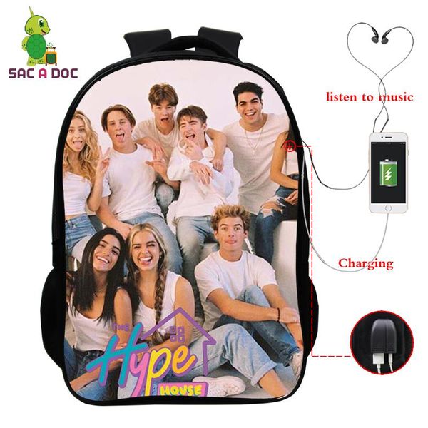 backpack 2021 the hype house women kids school bags for teenage girls boys addison charli bookbag usb charge lapbagpack men
backpack 2021 the hype house women kids school bags for teenage girls boys addison charli bookbag usb charge lapbagpack men