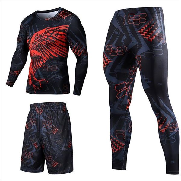 3 piece compression sport men tracksuits suits quick dry running sets clothes sports joggers training gym fitness sportswear, Gray
3 piece compression sport men tracksuits suits quick dry running sets clothes sports joggers training gym fitness sportswear, Gray