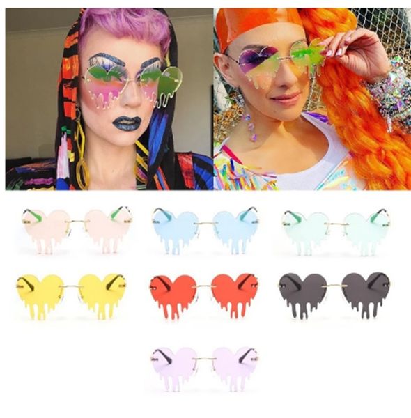 wholesale chic rimless heart sunglasses for women cool hip hop yellow pink eyewear female elegant cat eye party shades glasses, White;black
wholesale chic rimless heart sunglasses for women cool hip hop yellow pink eyewear female elegant cat eye party shades glasses, White;black