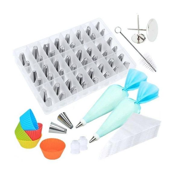 baking & pastry tools 73pcs cake nozzle set stainless steel tip silicone decoration for muffins bread mousse jelly chocolate
baking & pastry tools 73pcs cake nozzle set stainless steel tip silicone decoration for muffins bread mousse jelly chocolate