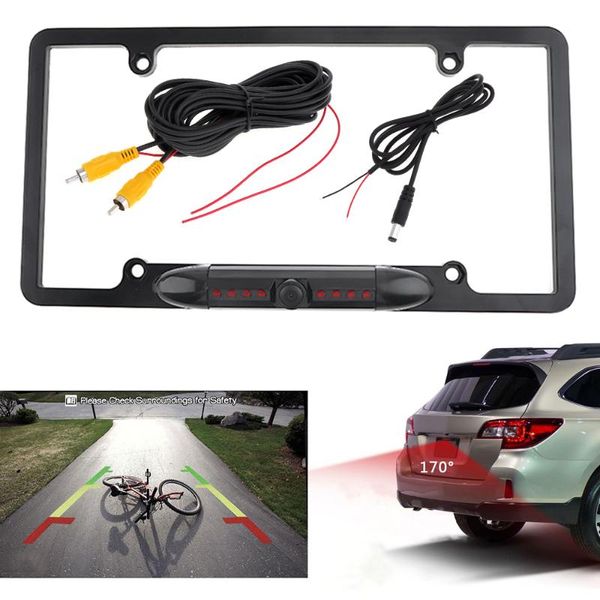 car rear view cameras& parking sensors cmos license plate frame camera 170 degree night vision reversing assistance wide angle with 8 led fo
car rear view cameras& parking sensors cmos license plate frame camera 170 degree night vision reversing assistance wide angle with 8 led fo