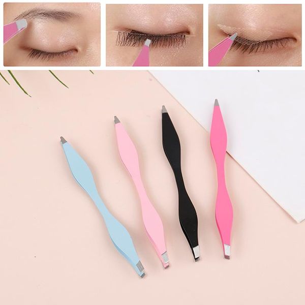 eyebrow tools & stencils 1 double head tweezers anti-static eyelash extension and curling beauty makeup tool
eyebrow tools & stencils 1 double head tweezers anti-static eyelash extension and curling beauty makeup tool