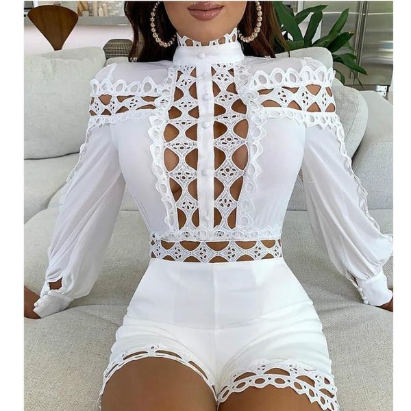 women's jumpsuits & rompers spring autumn long sleeve hollow romper bodycon club streetwear jumpsuit black white bodysuits s-xl
women's jumpsuits & rompers spring autumn long sleeve hollow romper bodycon club streetwear jumpsuit black white bodysuits s-xl