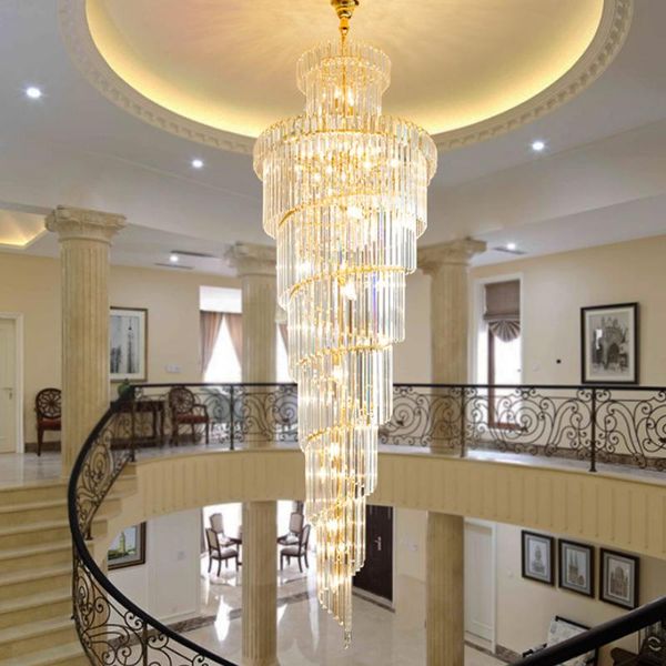 pendant lamps modern villa stairs e14 led chandelier lustre gold metal k9 crystal hanging lamp luxury indoor lighting fixtures
pendant lamps modern villa stairs e14 led chandelier lustre gold metal k9 crystal hanging lamp luxury indoor lighting fixtures
