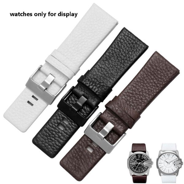 watch bands 24mm26mm27mm28mm30mm lichee pattern genuine leather watchband soft bracelet men's wristband for dz7257 dz4372 dz7313 dz7311, Black;brown
watch bands 24mm26mm27mm28mm30mm lichee pattern genuine leather watchband soft bracelet men's wristband for dz7257 dz4372 dz7313 dz7311, Black;brown