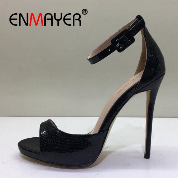sandals genuine leather casual buckle strap zandalias de verano mujer gladiator women high heel size 34-43 zyl2522, Black
sandals genuine leather casual buckle strap zandalias de verano mujer gladiator women high heel size 34-43 zyl2522, Black