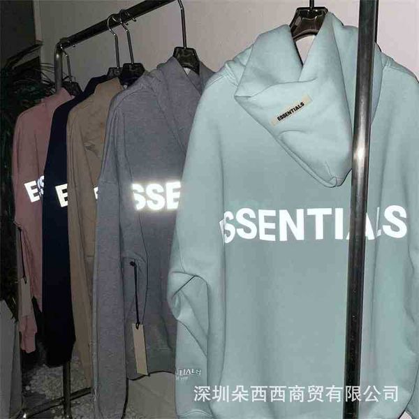 hoodiefg double thread ess21 autumn new back reflective essen letter loose hooded plush couple sweater, Black
hoodiefg double thread ess21 autumn new back reflective essen letter loose hooded plush couple sweater, Black