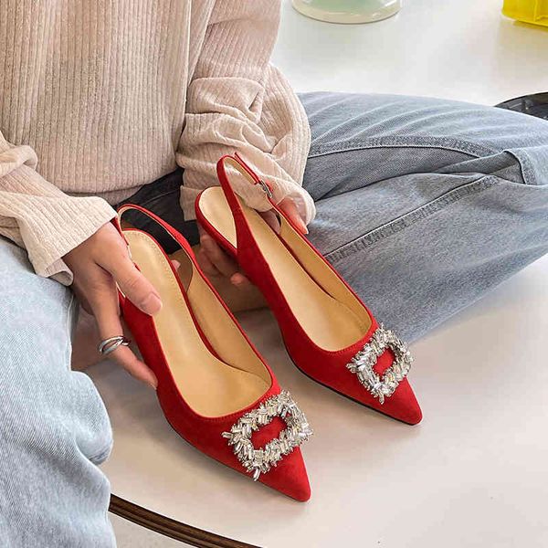 sandals 2021 summer pointed stiletto high heels women's mid heel back empty rhinestone square buckle flat sandals women, Black
sandals 2021 summer pointed stiletto high heels women's mid heel back empty rhinestone square buckle flat sandals women, Black