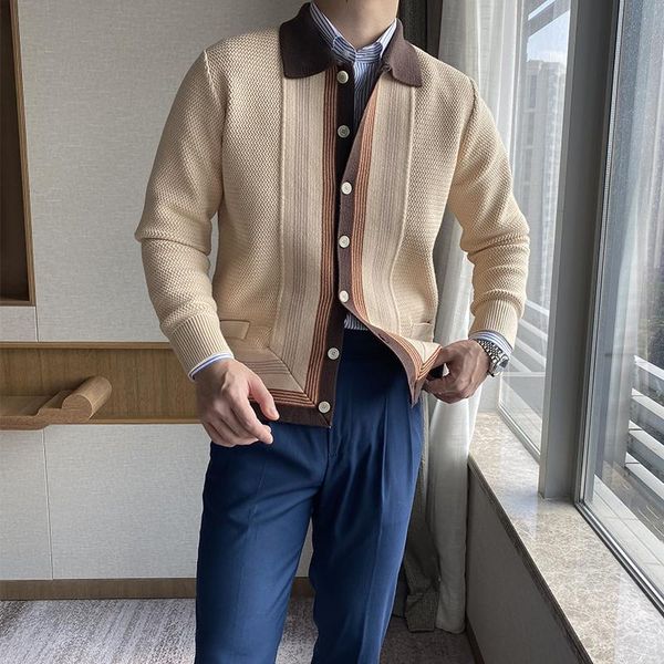 men's sweaters 2022 autumn winter solid color knitted sweater button cardigan warm jacket men casual street long sleeves coat k69, White;black
men's sweaters 2022 autumn winter solid color knitted sweater button cardigan warm jacket men casual street long sleeves coat k69, White;black