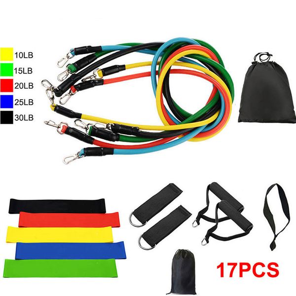 11pcs family fitness resistance bands set excerciser body training gyms workout pull rope 5pcs elastic bandage expander set
11pcs family fitness resistance bands set excerciser body training gyms workout pull rope 5pcs elastic bandage expander set