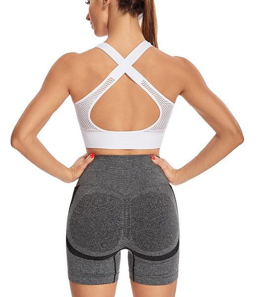 women's mesh breathable sports underwear removable cups seamless cross back yoga bras running gym vest outfit
women's mesh breathable sports underwear removable cups seamless cross back yoga bras running gym vest outfit