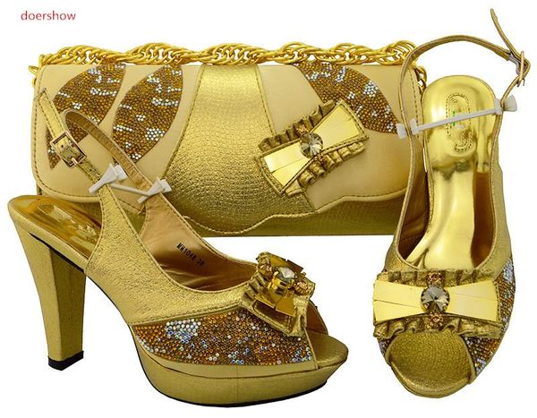 doershow italian shoes and bag set african sets 2021 women matching shoe hsk1-11 dress, Black
doershow italian shoes and bag set african sets 2021 women matching shoe hsk1-11 dress, Black