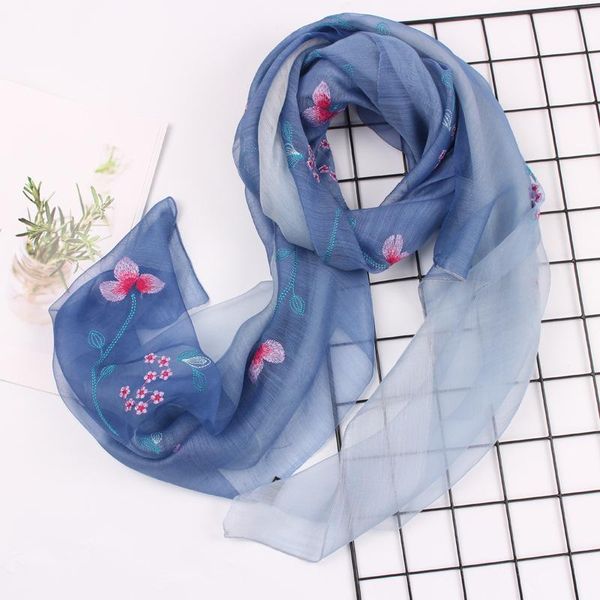 scarves decorative scarf of baitao silk,wool,high-grade embroidered silk summer sun protection air conditioning shawl woman, Blue;gray
scarves decorative scarf of baitao silk,wool,high-grade embroidered silk summer sun protection air conditioning shawl woman, Blue;gray