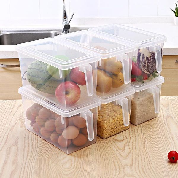 storage bottles & jars 1pc kitchen transparent box fridge organizer grains beans plastic rack vegetable fresh containers
storage bottles & jars 1pc kitchen transparent box fridge organizer grains beans plastic rack vegetable fresh containers