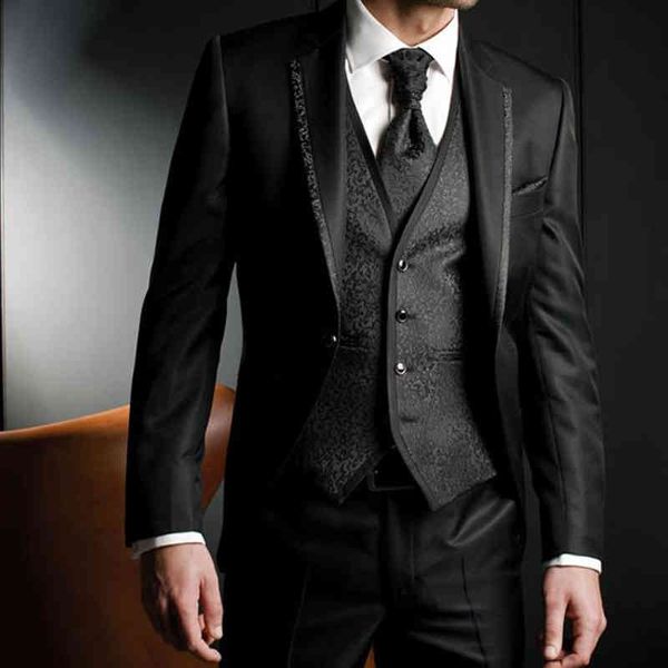 men's suits & blazers latest coat pant designs men groom tuxedos wedding suit evening party jacket pants vest male blazer costume homme, White;black
men's suits & blazers latest coat pant designs men groom tuxedos wedding suit evening party jacket pants vest male blazer costume homme, White;black
