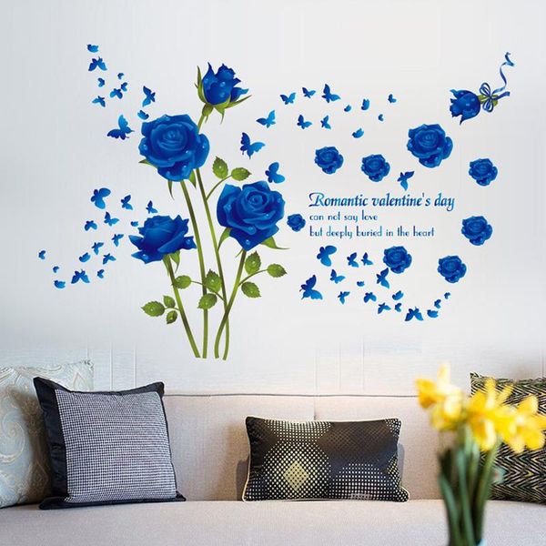 wall stickers romantic blue rose flowers love sticker bedroom living room entrance tv background diy wallpaper home decoration mural
wall stickers romantic blue rose flowers love sticker bedroom living room entrance tv background diy wallpaper home decoration mural