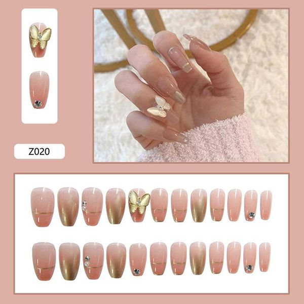 false nails 24pcs white butterfly nail patch glue type removable long paragraph fashion manicure save time faux ongle, Red;gold
false nails 24pcs white butterfly nail patch glue type removable long paragraph fashion manicure save time faux ongle, Red;gold