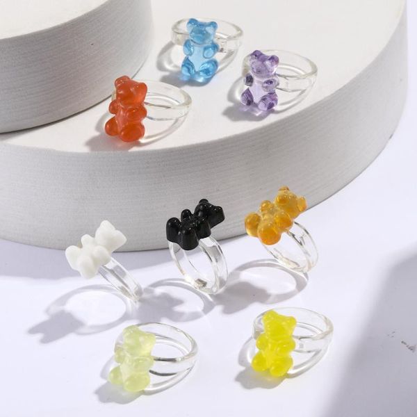 wedding rings 2021 colourful transparent resin acrylic cute bear finger set for women jewelry travel gifts wholesale, Slivery;golden
wedding rings 2021 colourful transparent resin acrylic cute bear finger set for women jewelry travel gifts wholesale, Slivery;golden
