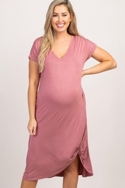 maternity dresses pure color short-sleeved plus size dress european and american fashion wild long skirt, White
maternity dresses pure color short-sleeved plus size dress european and american fashion wild long skirt, White