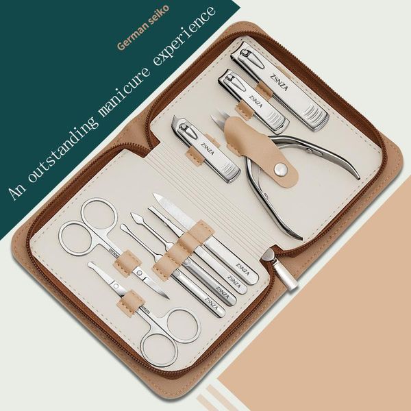 nail art kits 10pcs deluxe carbon steel manicure pedicure set clippers set/grooming kit/ tools, white pu leather case
nail art kits 10pcs deluxe carbon steel manicure pedicure set clippers set/grooming kit/ tools, white pu leather case