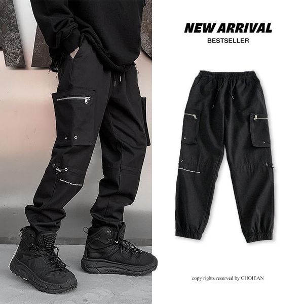 men's pants 2021 men hip hop streetwear beam foot cargo jogger leisure sports trousers fashion printing, Black
men's pants 2021 men hip hop streetwear beam foot cargo jogger leisure sports trousers fashion printing, Black