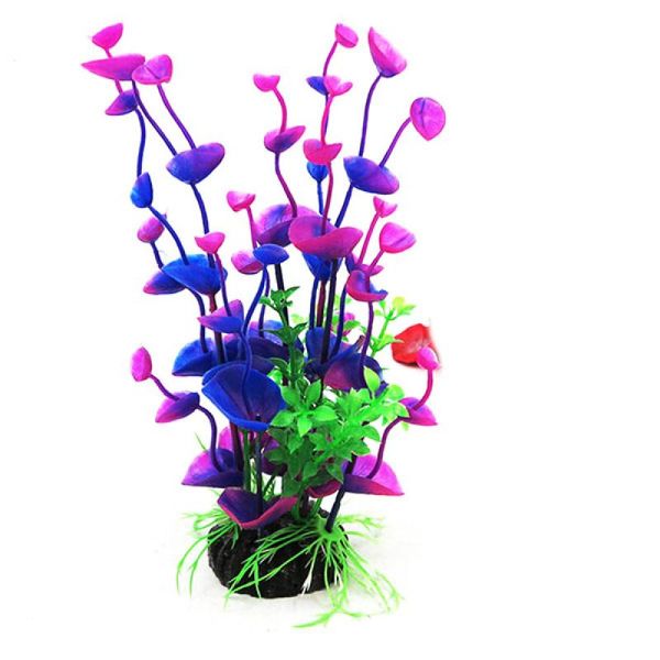 aquarium simulation aquatic grass flower fish tank artificial plant decorations