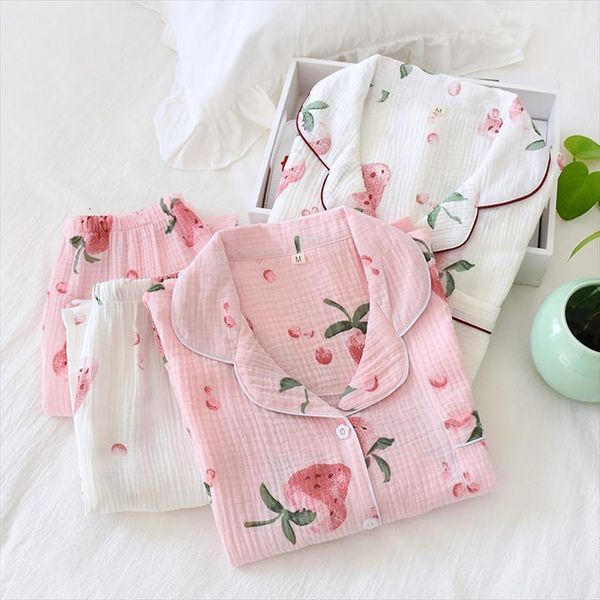 100% cotton crepe fabric long women sleepwear sleeved trousers thin pajamas strawberry printing pijama spring and autumn, Black;red
100% cotton crepe fabric long women sleepwear sleeved trousers thin pajamas strawberry printing pijama spring and autumn, Black;red