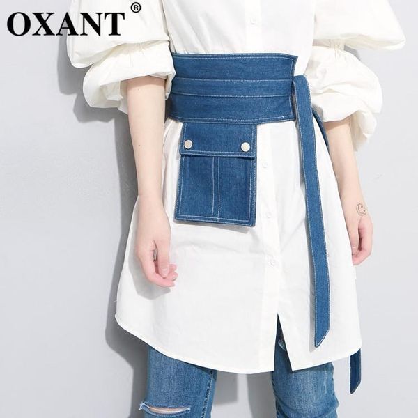 belts oxant denim belt for women high waist lace up pocket patchwork wide cummerbund 2021 summer tide casual accessories, Black;brown
belts oxant denim belt for women high waist lace up pocket patchwork wide cummerbund 2021 summer tide casual accessories, Black;brown